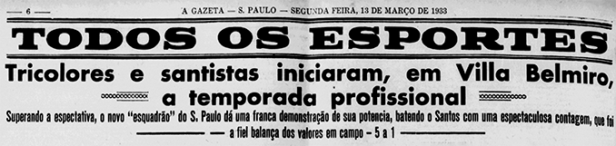 São Paulo F.C. – Como o São Paulo inaugurou o profissionalismo no Brasil São Paulo F.C. – Como o São Paulo inaugurou o profissionalismo no Brasil