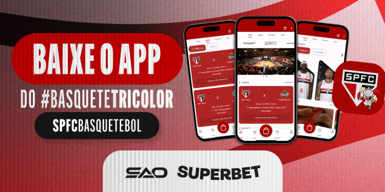 São Paulo F.C. – Basquete Tricolor lança aplicativo – SPFC