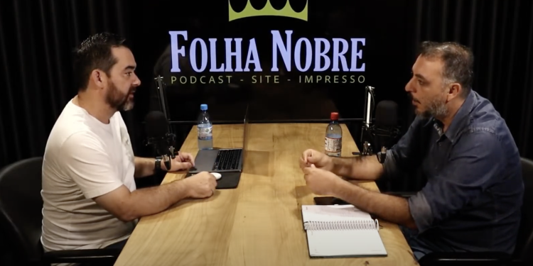 Marcos Paiva destaca a formulação de seu plano de governo no podcast Folha Nobre Marcos Paiva destaca a formulação de seu plano de governo no podcast Folha Nobre