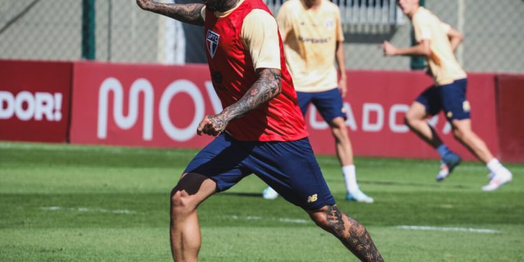 São Paulo F.C. – Elenco realiza penúltima atividade com foco na decisão com o Goiás