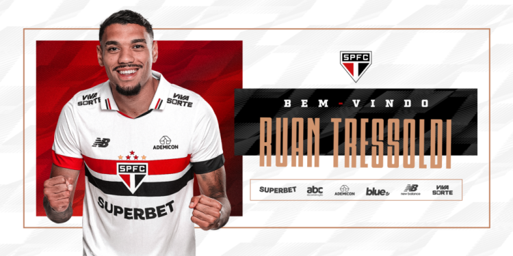 São Paulo F.C. – São Paulo acerta contratação do zagueiro Ruan Tressoldi
