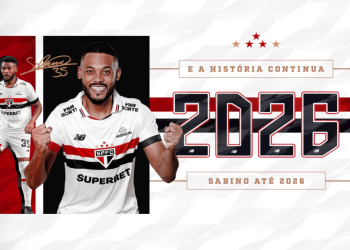 São Paulo F.C. – Sabino assina renovação com o Tricolor até 2026