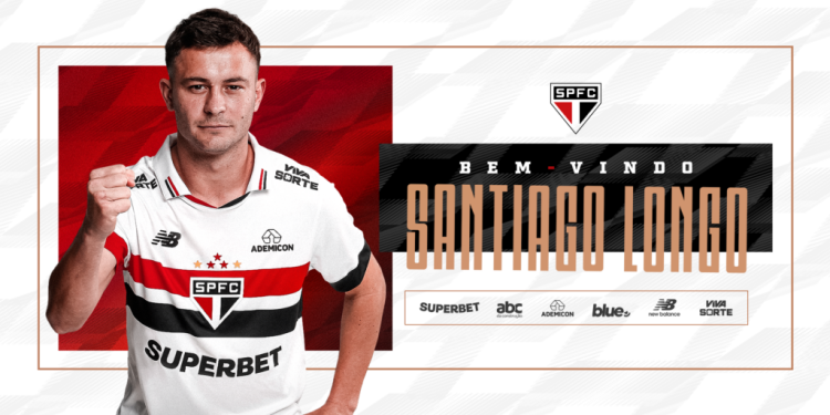 São Paulo F.C. – São Paulo acerta a chegada do volante Santiago Longo