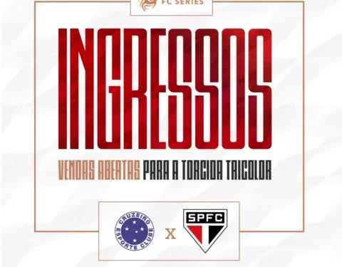 São Paulo F.C. – Ingressos para a FC Series, nos EUA: Cruzeiro x São Paulo
