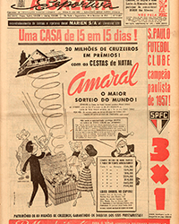 São Paulo F.C. – Campeão Paulista de 1957 – SPFC