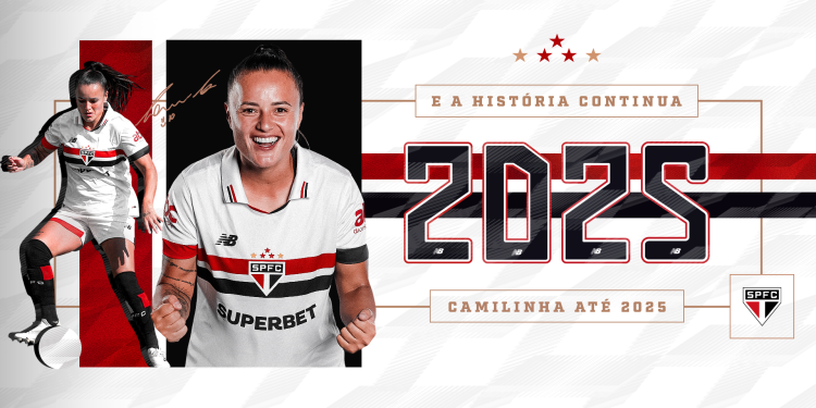São Paulo F.C. – Camilinha assina renovação e segue no Tricolor em 2025