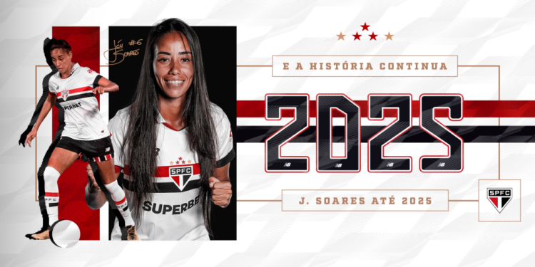 São Paulo F.C. – Jéssica Soares segue no Tricolor em 2025 São Paulo F.C. – Jéssica Soares segue no Tricolor em 2025