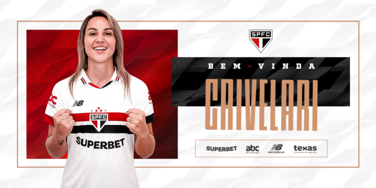 São Paulo F.C. – São Paulo contrata atacante Giovanna Crivelari
