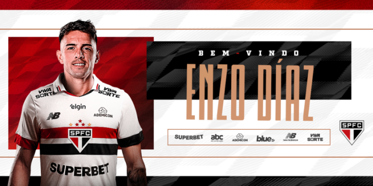 São Paulo F.C. – São Paulo contrata lateral-esquerdo Enzo Díaz São Paulo F.C. – São Paulo contrata lateral-esquerdo Enzo Díaz