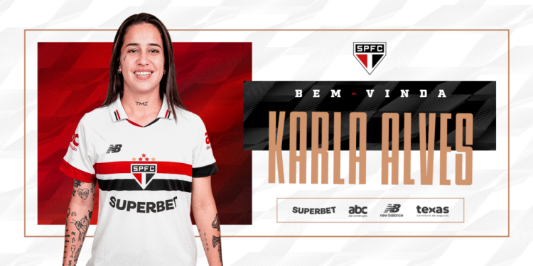 São Paulo F.C. – Tricolor acerta a contratação de Karla Alves