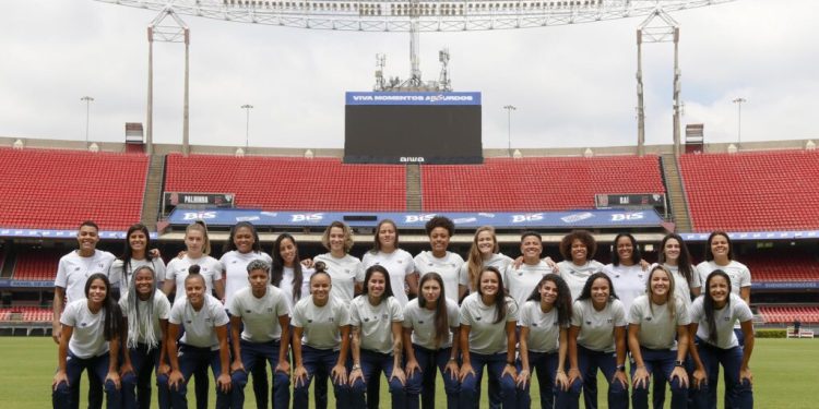 São Paulo F.C. – Elenco feminino do São Paulo se apresenta no MorumBIS para início de pré-temporada