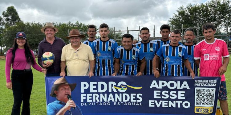 Deputado Pedro Fernandes participa da abertura da 1ª Copa Leões na zona rural de Cujubim
