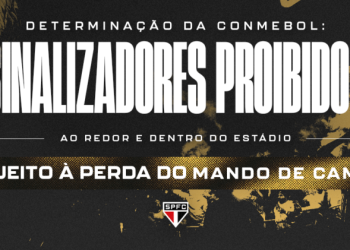 São Paulo F.C. – Comunicado referente a proibições em jogos da CONMEBOL Libertadores