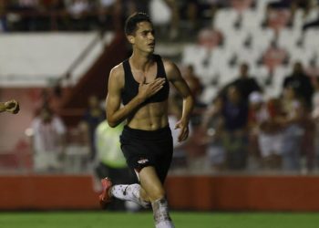 São Paulo F.C. – Rodriguinho celebra gol e classificação na Copa do Brasil