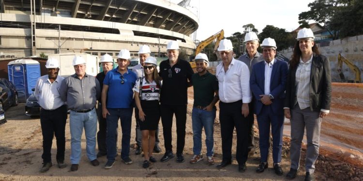 São Paulo F.C. – São Paulo realiza visita às obras contra enchentes no entorno do MorumBIS São Paulo F.C. – São Paulo realiza visita às obras contra enchentes no entorno do MorumBIS