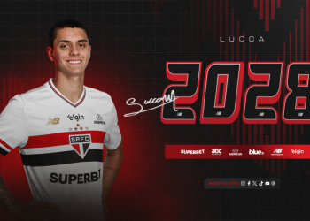 São Paulo F.C. – Lucca renova contrato com o Tricolor