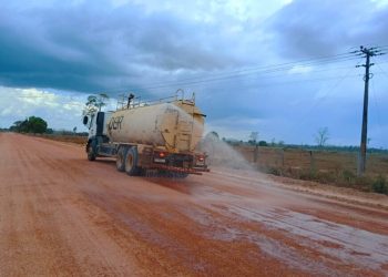 Rodovia-459, no Vale do Jamari, recebe serviços de manutenção do governo de RO