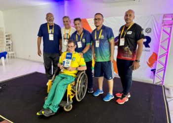 Atleta é homenageado no encerramento da fase estadual paralímpica do Joer 2025