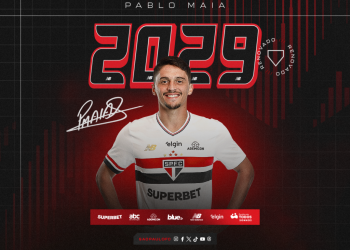 São Paulo F.C. – São Paulo amplia contrato de Pablo Maia até dezembro de 2029
