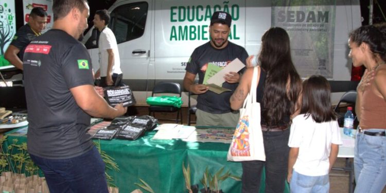 Coleta de resíduos eletroeletrônicos e ações de preservação ambiental são realizadas no Arraial Flor do Maracujá