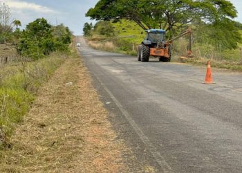 Manutenção na RO-205 melhora visibilidade e garante mais segurança em Cujubim