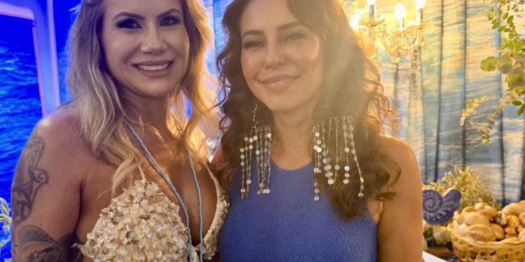 Musa Fitness Isis Camargo e atriz Paolla Oliveira brilham em festa de Atelier dos Famosos em SP Musa Fitness Isis Camargo e atriz Paolla Oliveira brilham em festa de Atelier dos Famosos em SP