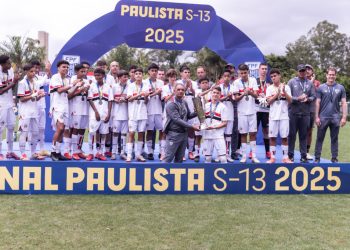 São Paulo F.C. – Sub-13 é vice-campeão do Paulista