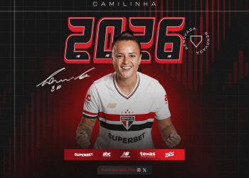 São Paulo F.C. – Camilinha assina renovação com o Tricolor até o fim de 2026