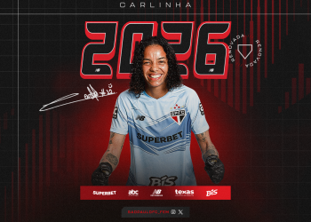 São Paulo F.C. – Carlinha assina renovação e segue no Tricolor em 2026