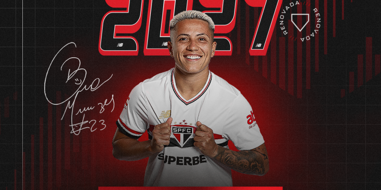 São Paulo F.C. – São Paulo acerta renovação de Bia Menezes até 2027