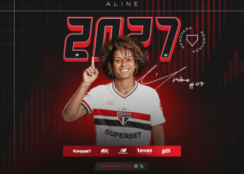 São Paulo F.C. – Aline assina renovação com o Tricolor até o fim de 2027