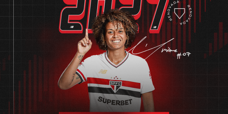 São Paulo F.C. – Aline assina renovação com o Tricolor até o fim de 2027 São Paulo F.C. – Aline assina renovação com o Tricolor até o fim de 2027