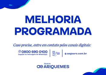 Manutenção programada – Águas de Ariquemes 