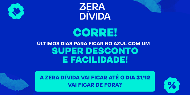 Campanha de renegociação com até 80% de desconto termina nesta quarta-feira, 31 Campanha de renegociação com até 80% de desconto termina nesta quarta-feira, 31