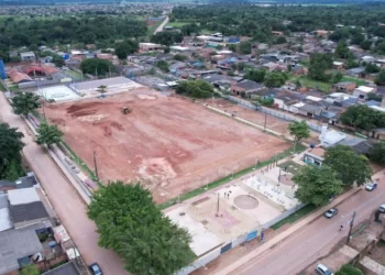 Obra no Cedel do Jardim Santana realizada pelo governo de RO avança e garante espaço mais moderno e acessível