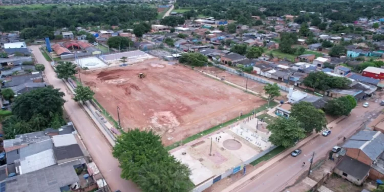 Obra no Cedel do Jardim Santana realizada pelo governo de RO avança e garante espaço mais moderno e acessível