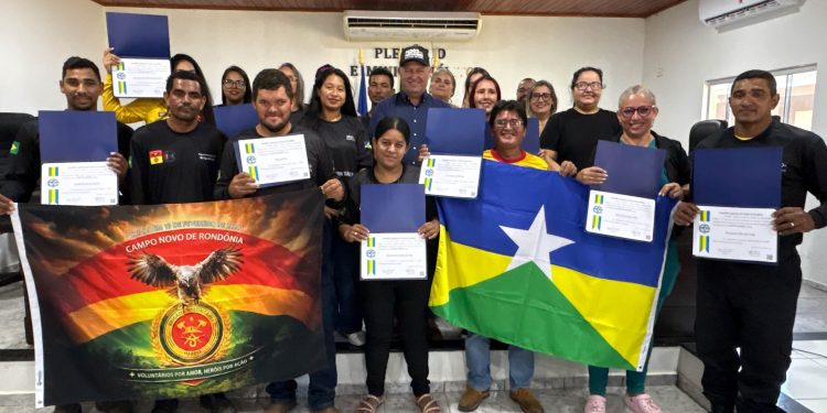 Fotos da Homenagem com Voto de Louvor para Brigada Voluntária Harpia de Campo Novo de Rondônia Fotos da Homenagem com Voto de Louvor para Brigada Voluntária Harpia de Campo Novo de Rondônia