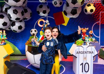 Festa da Copa: Milene Gonzalez transforma sonho em festa inesquecível para o filho