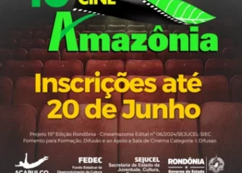 PRODUÇÃO AUDIOVISUAL DE RONDÔNIA: inscrições para 19ª edição do Cinemamazônia seguem abertas até 20 de junho PRODUÇÃO AUDIOVISUAL DE RONDÔNIA: inscrições para 19ª edição do Cinemamazônia seguem abertas até 20 de junho