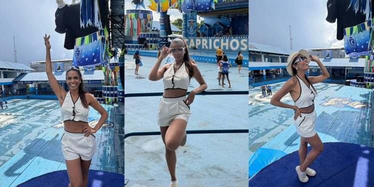 Nathalia Brito celebra estreia no Festival de Parintins e acompanha título do Boi Caprichoso: “Uma emoção impossível de descrever”
