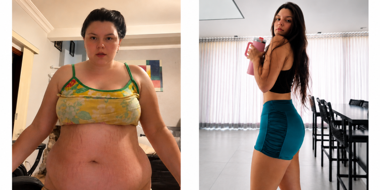 Com mentoria de Rubens Souza, Yasmin Pascoaleto inspira ao eliminar 50 kg