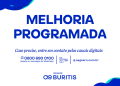 INFORMATIVO – MELHORIA PLANEJADA DA ÁGUAS DE BURITIS