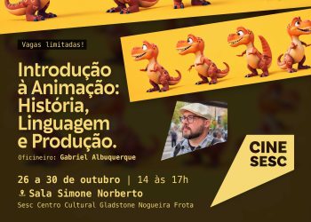 CineSesc promove oficinas gratuitas de animação e stop motion