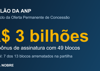 Leilão da ANP arrecada R$ 3 bilhões com a venda de 49 blocos de petróleo e gás